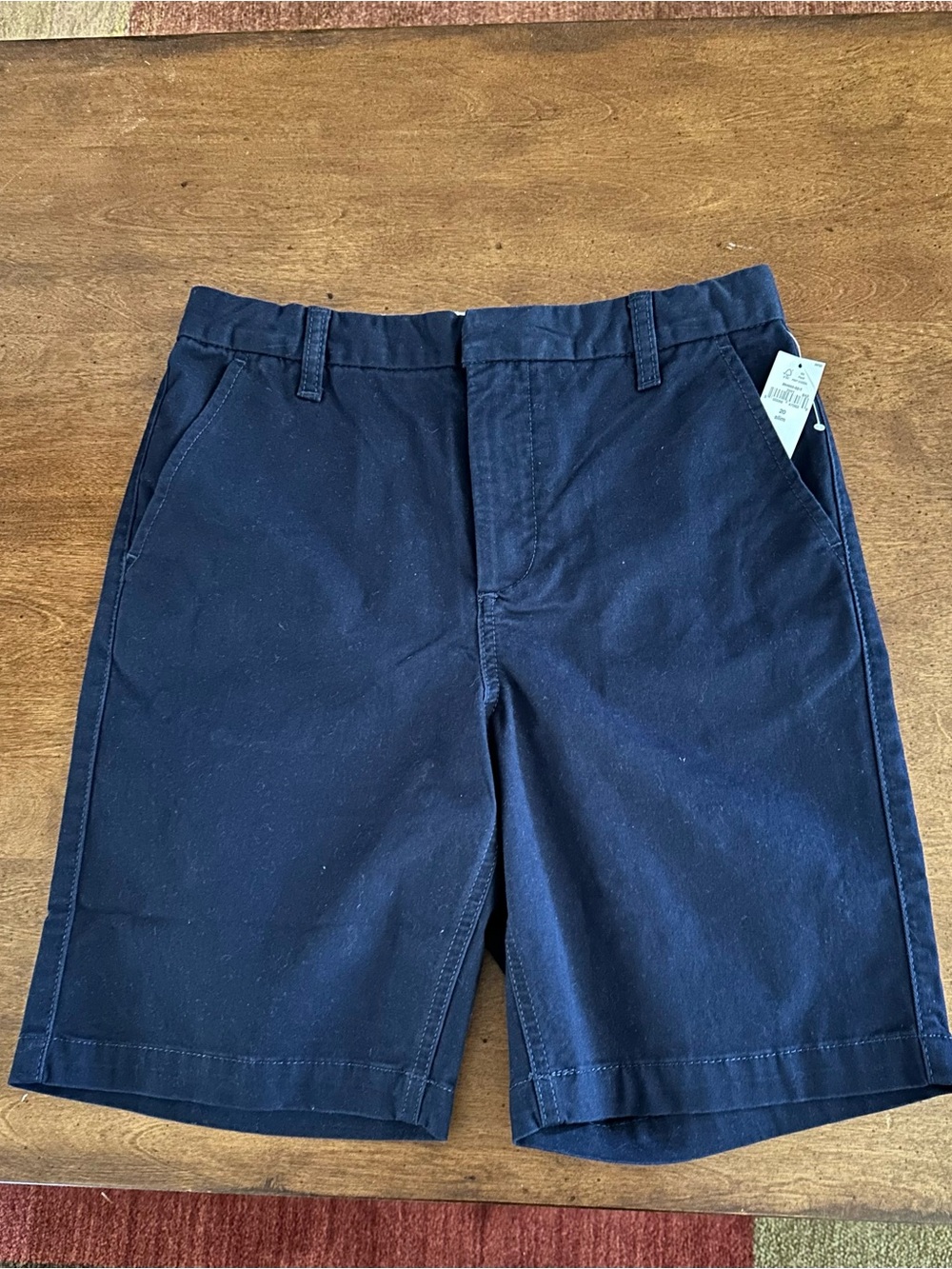 GAP  Boys 20 slim Navy Blue Stretch Cotton Shorts
